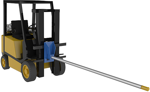 Vestil CR-96-3 Forklift Carpet Pole Questions & Answers
