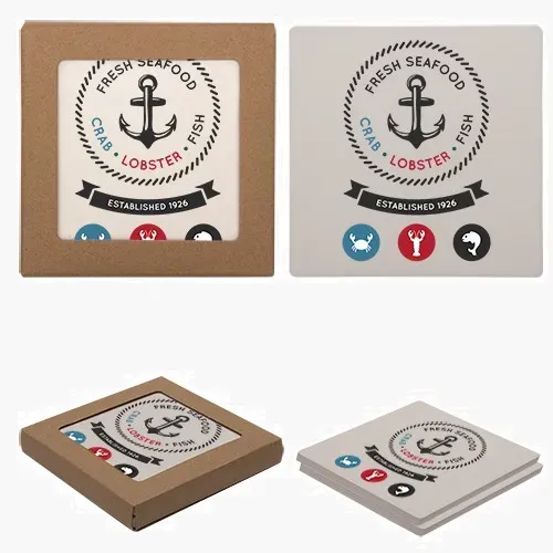 Square Two Coaster Set Questions & Answers