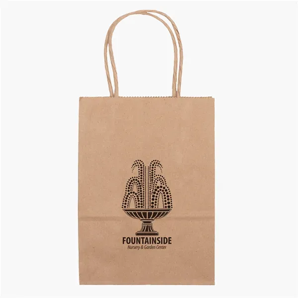 Eco Pup - Kraft-Brown Shopper - Flexo Ink Print Questions & Answers