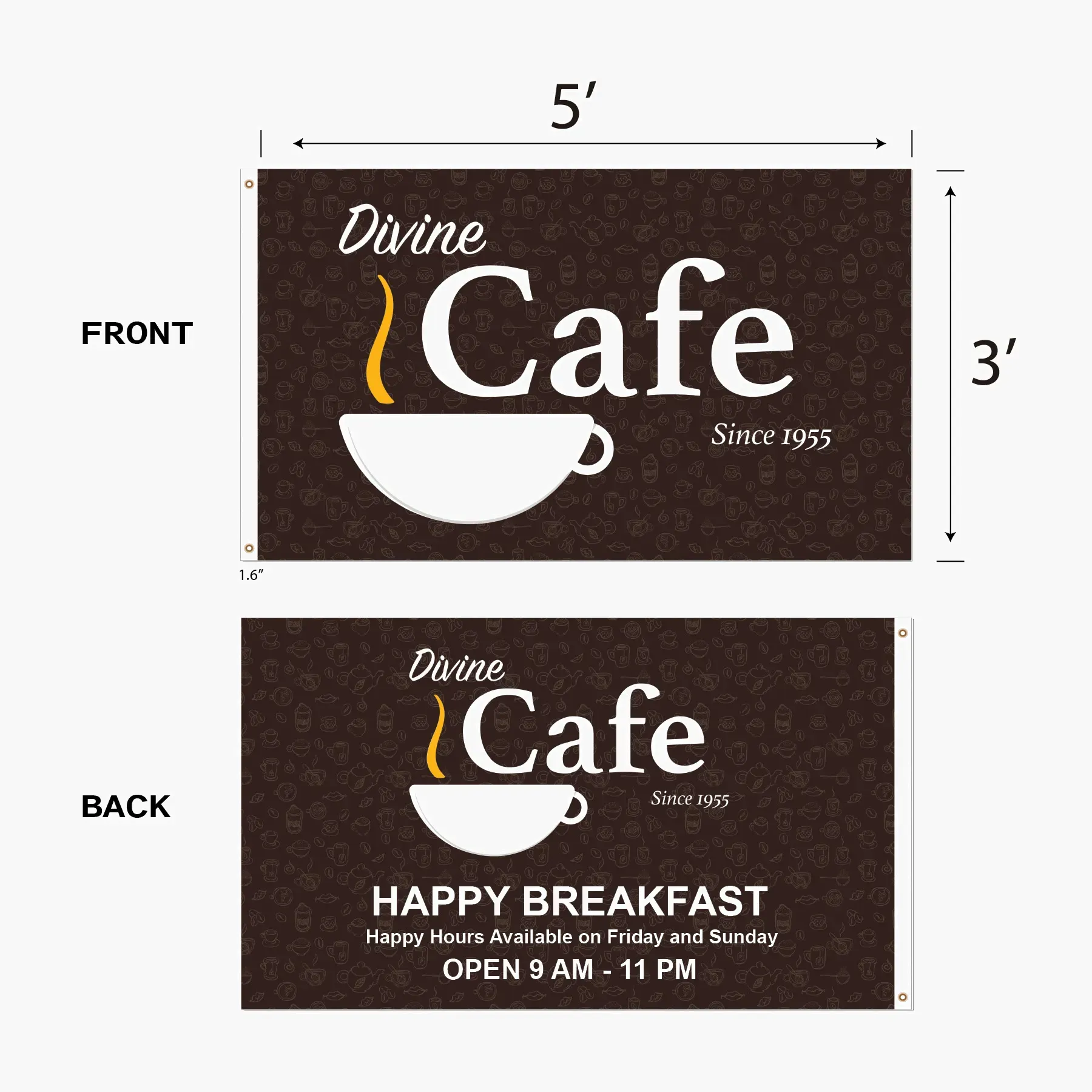 DisplaySplash 3'x5' Flag - Double Sided Questions & Answers