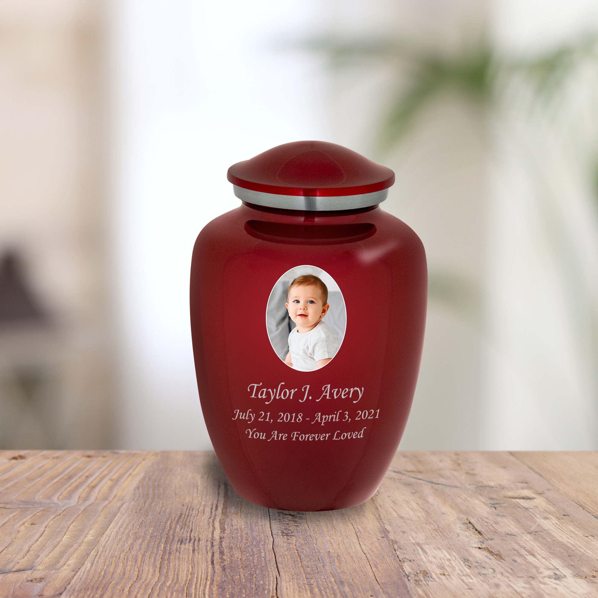 Custom Photo Baby Infant Child Cremation Urn Questions & Answers