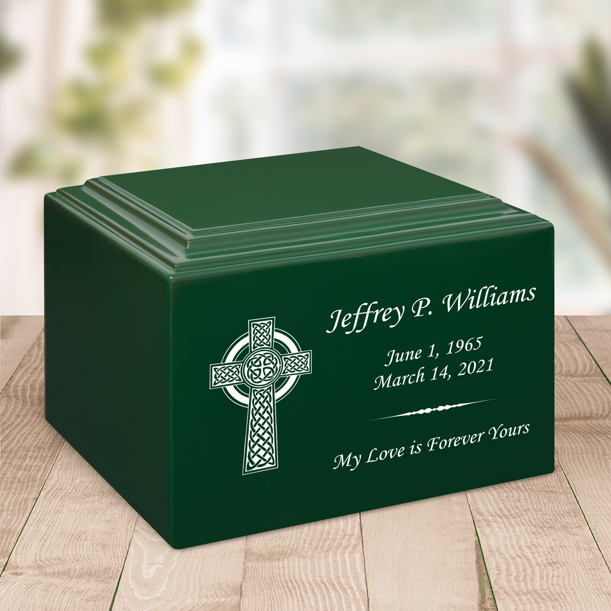 Can printing or personalization be done on both sides of the urn?