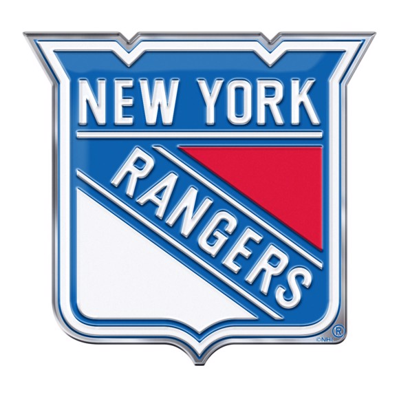 New York Rangers Aluminum Embossed Hockey Logo Emblem Questions & Answers