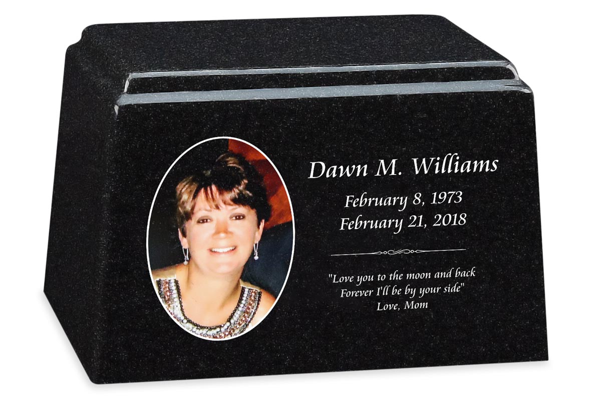 Color Photo Granite Promise Cremation Urn Questions & Answers
