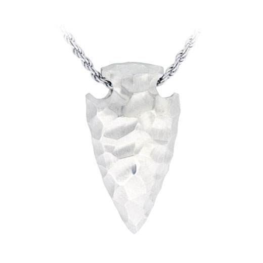 Stone Arrowhead Sterling Silver Cremation Jewelry Pendant Necklace Questions & Answers