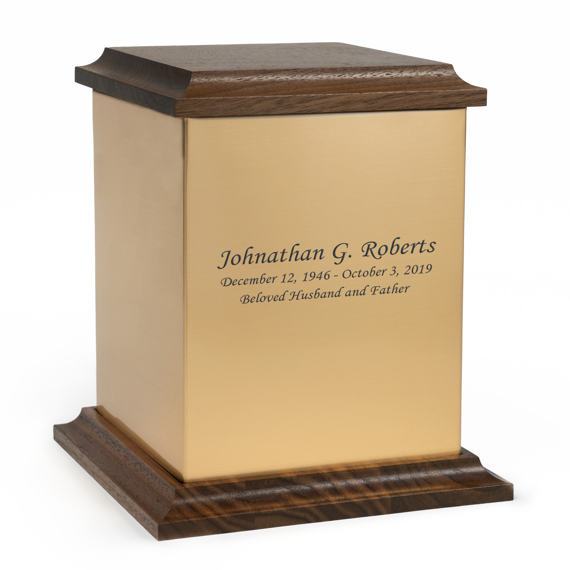 Bronze and Walnut Cremation Urn Questions & Answers