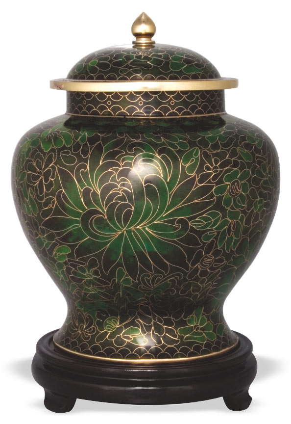 Forest Keepsake Medium Cloisonne Cremation Urn Questions & Answers