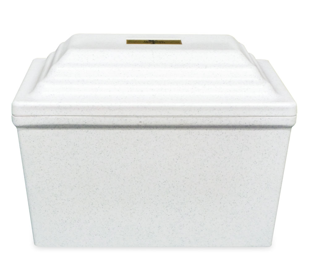 Fortress Cremation Urn Burial Vault - White - Made in the U.S.A. Questions & Answers