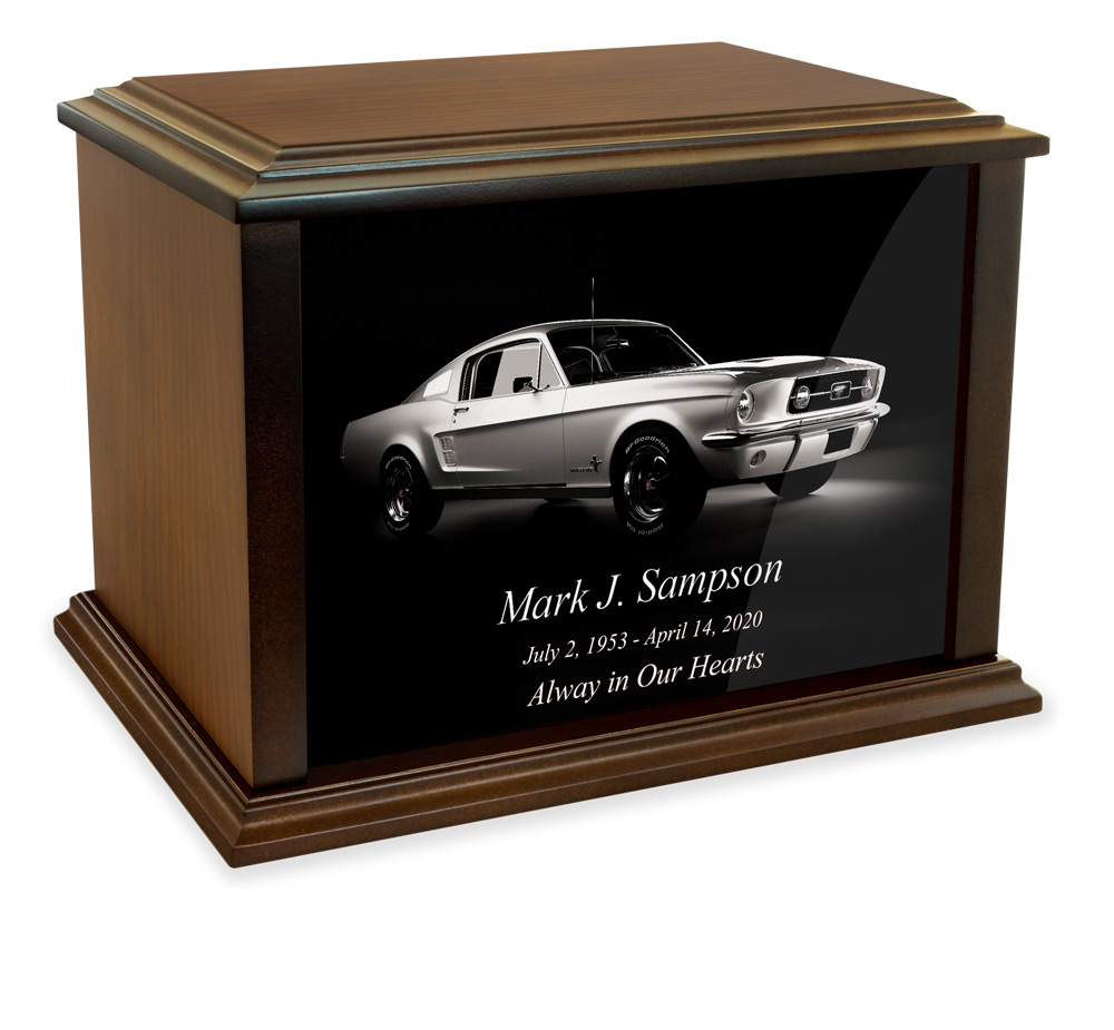 Mustang Eternal Reflections Wood Cremation Urn Questions & Answers