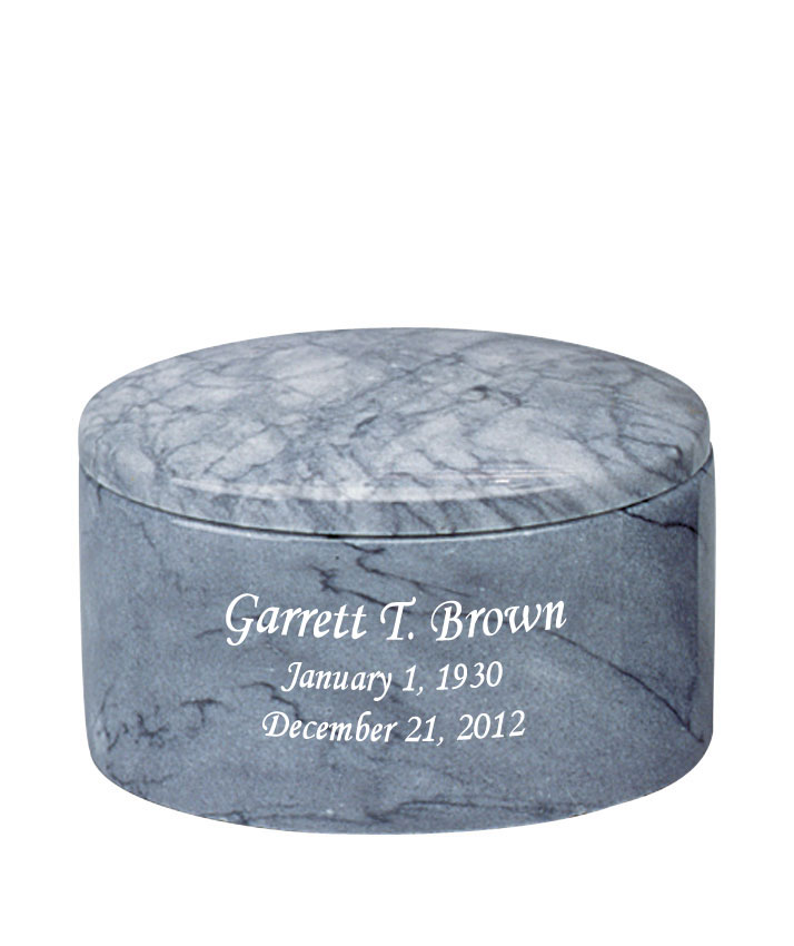 Estate II Petite Gray Marble Engravable Keepsake Cremation Urn Questions & Answers