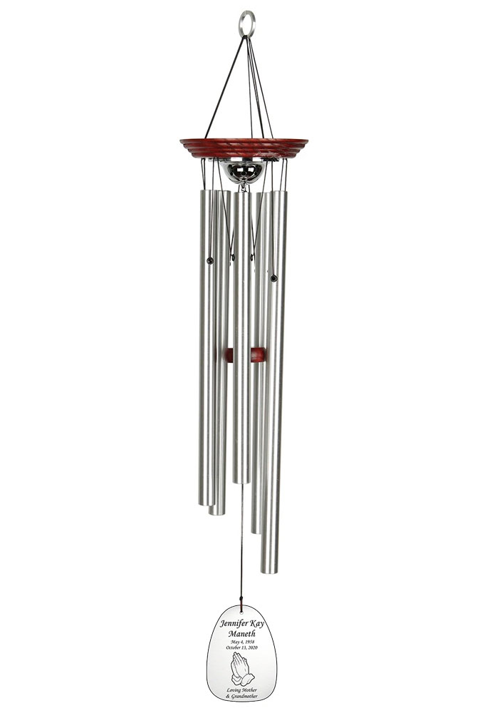 Praying Hands Memorial Wind Chime Cremation Urn with Engraving Questions & Answers